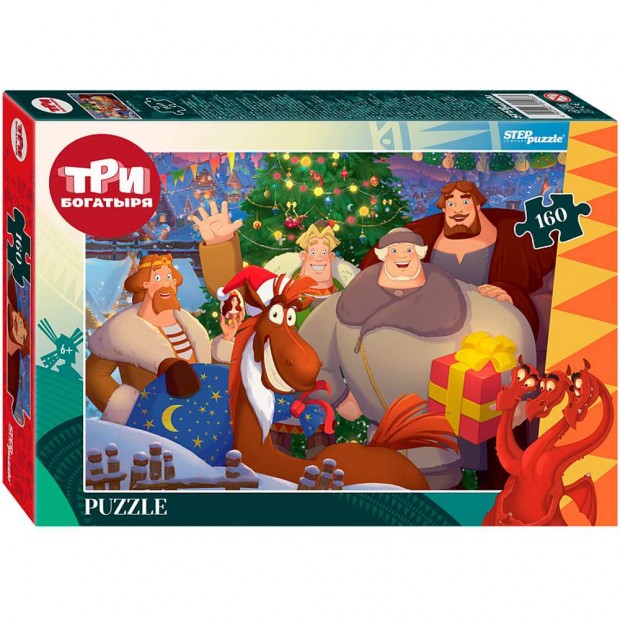 Пазл 160 Три богатыря и Пуп Земли 94166 Степ