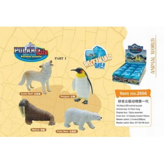 Констр-р 2666 Животные Севера в ассорт. 12 шт шоубокс Констр-р 2666 Животные Севера в ассорт. 12 шт шоубокс