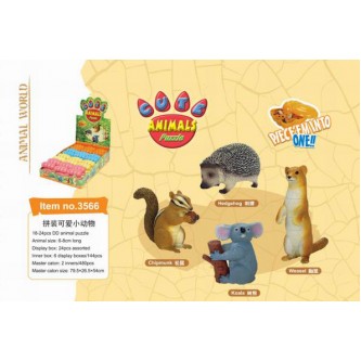 Констр-р 3566 Дикие в ассорт. 12шт. шоубокс Констр-р 3566 Дикие в ассорт. 12шт. шоубокс