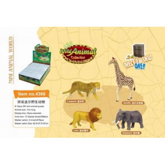 Констр-р 4366 Сафари в ассорт 24шт. шоубокс Констр-р 4366 Сафари в ассорт 24шт. шоубокс