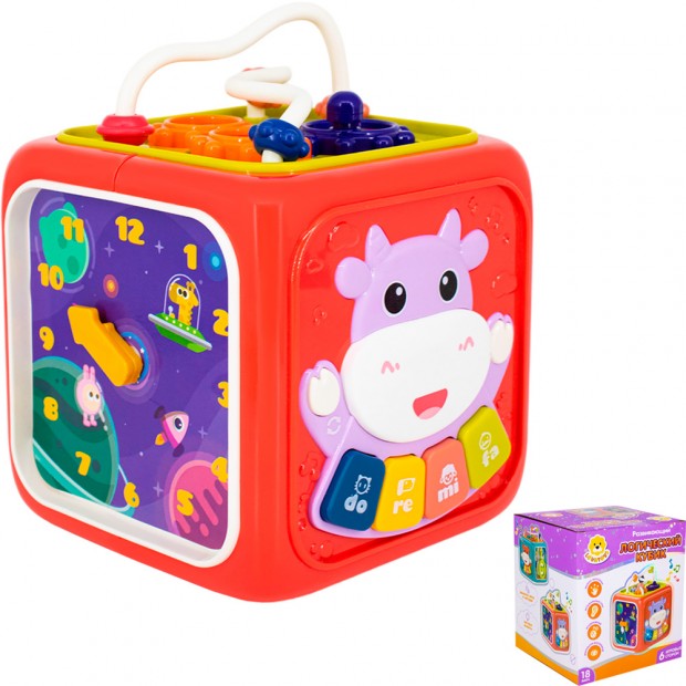 Логический кубик Levatoys MK688-57 красный в кор. Логический кубик Levatoys MK688-57 красный в кор.