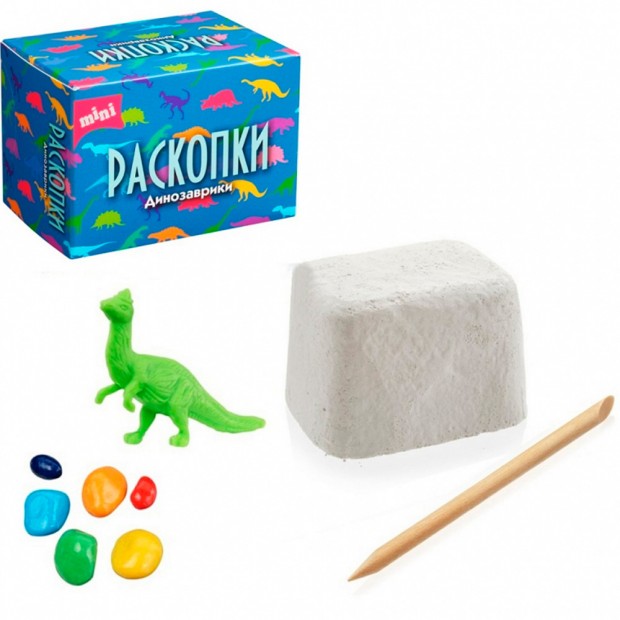 Набор Мини для проведения раскопок Дино dig-40 Набор Мини для проведения раскопок Дино dig-40