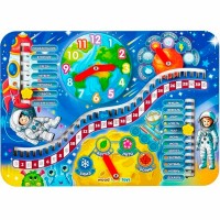 Деревянные Часы-календарь. Космос 094114. Деревянные Часы-календарь. Космос 094114.