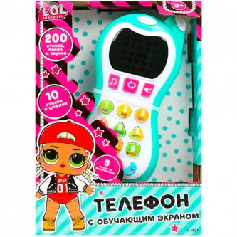 Телефон Обучающий ЛОЛ 200 стихов,песен,звуков HT1066-R6 Телефон Обучающий ЛОЛ 200 стихов,песен,звуков HT1066-R6