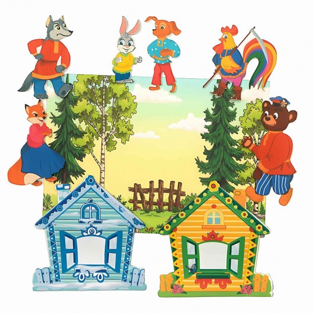 Игра Заюшкина избушка фетр LIP1324 Игра Заюшкина избушка фетр LIP1324