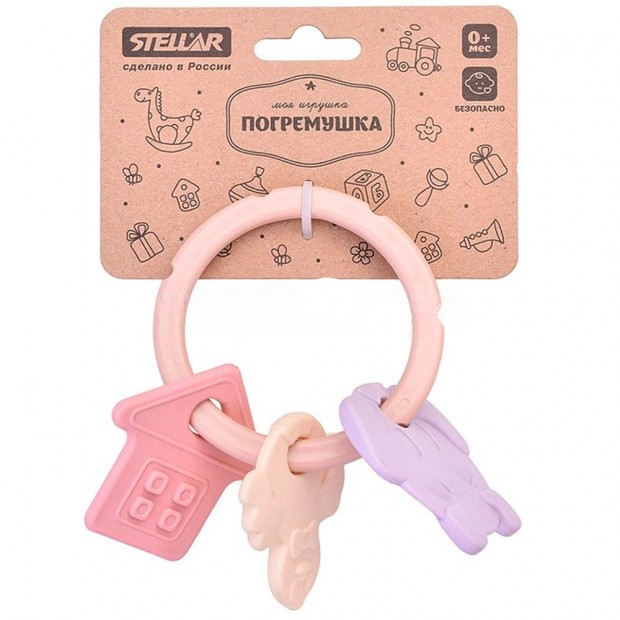 Прорезыватель «Колечко». Коллекция «Зефир» 02184 /20/ Прорезыватель «Колечко». Коллекция «Зефир» 02184 /20/