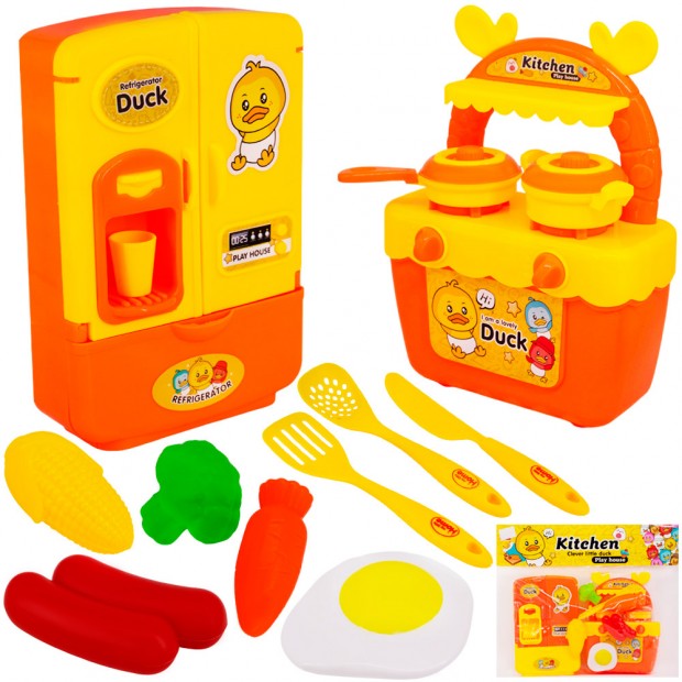 Набор бытовой техники Холодильник и плита в пакете, 2422968 Набор бытовой техники Холодильник и плита в пакете, 2422968