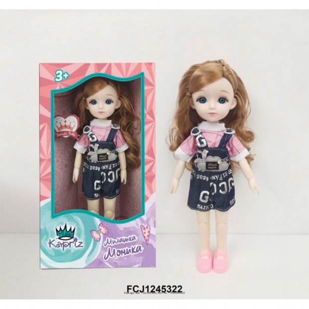 Кукла Miss Kapriz MKF18B-112 Милашка Моника с русским чипом в кор. Кукла Miss Kapriz MKF18B-112 Милашка Моника с русским чипом в кор.