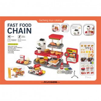 Игровой набор Фастфуд в коробке, FCJ1184906 Игровой набор Фастфуд в коробке, FCJ1184906