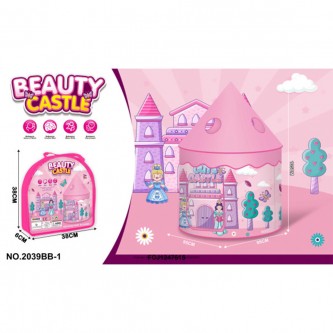 Домик игров.нейлон 2039BB-1 Дворец принцессы в сумке. Домик игров.нейлон 2039BB-1 Дворец принцессы в сумке.