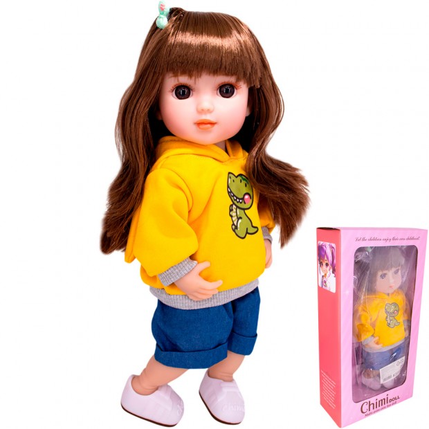 Кукла Дина 36 см. с чипом в коробке