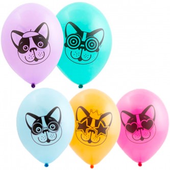 Набор шаров рис Собачки 36 см 5 шт. в уп 1111-0992 /цена за упак/. Набор шаров рис Собачки 36 см 5 шт. в уп 1111-0992 /цена за упак/.