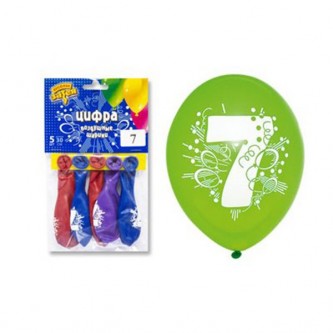 Набор шаров с рис. Цифра Набор шаров с рис. Цифра