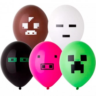 Набор шаров рис Пиксели 36 см 5 шт. в уп 1111-1161 /цена за упак/. Набор шаров рис Пиксели 36 см 5 шт. в уп 1111-1161 /цена за упак/.