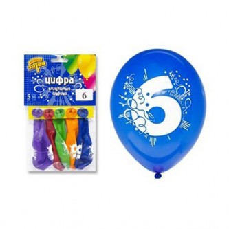 Набор шаров с рис. Цифра Набор шаров с рис. Цифра