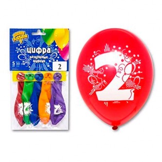 Набор шаров с рис. Цифра Набор шаров с рис. Цифра