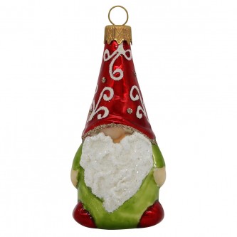 Ел.укр. Веселый бородач 3 зеленый-красный h-10 см ФУ-599/1 Ел.укр. Веселый бородач 3 зеленый-красный h-10 см ФУ-599/1