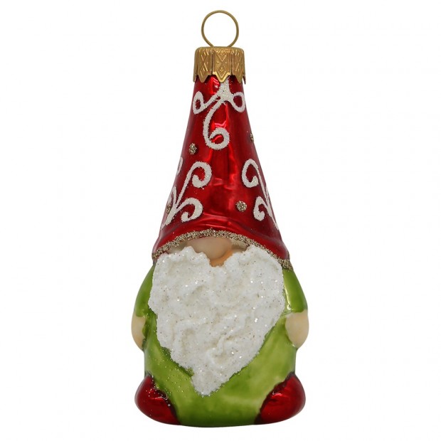 Ел.укр. Веселый бородач 3 зеленый-красный h-10 см ФУ-599/1 Ел.укр. Веселый бородач 3 зеленый-красный h-10 см ФУ-599/1