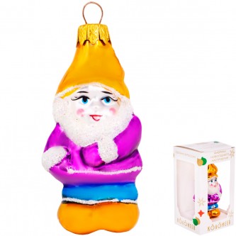 Ел.укр. Гном фиолетовый h-10см ФУ-42/1