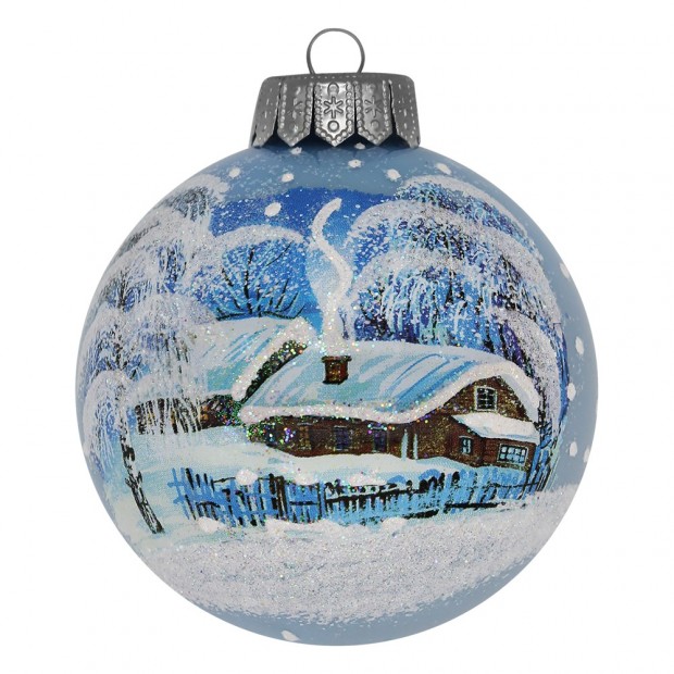 Шар 100мм Волшебная зима 4 КУ-100-213012 Шар 100мм Волшебная зима 4 КУ-100-213012