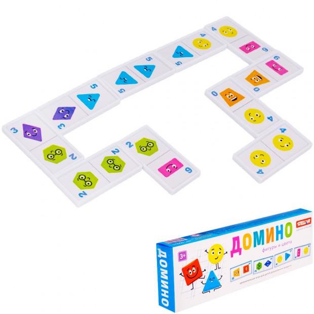 Домино большое «Фигуры и цвета» Домино большое «Фигуры и цвета»