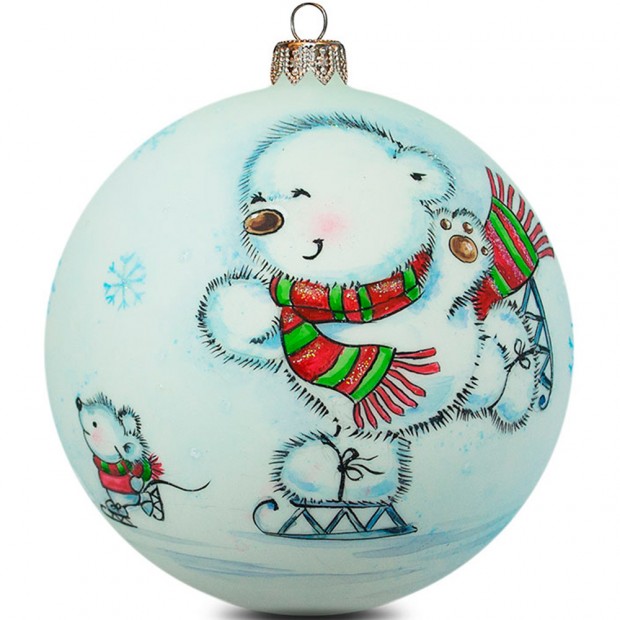 Шар 100 мм Друзья на катке Шар 100 мм Друзья на катке