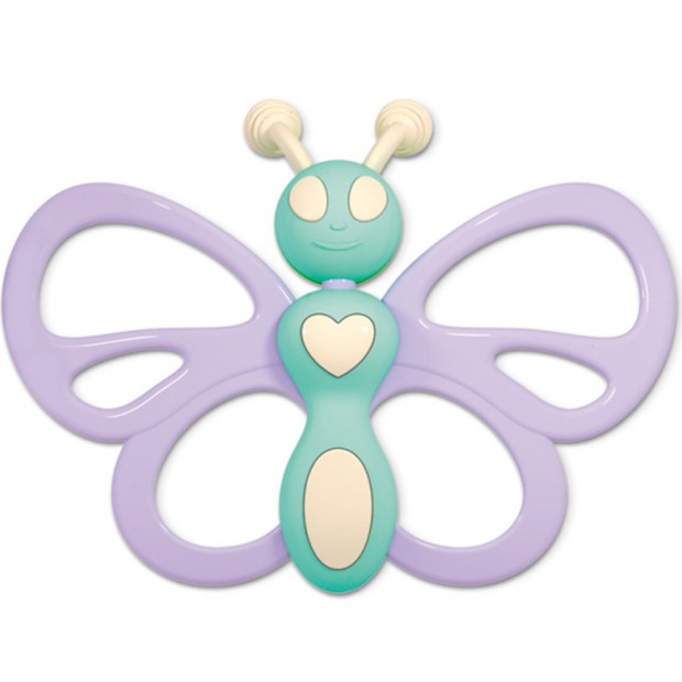 Погремушка-прорезыватель «Бабочка». Коллекция «Бисквит» 02199 Погремушка-прорезыватель «Бабочка». Коллекция «Бисквит» 02199