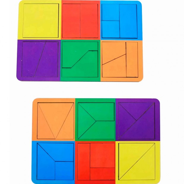 Деревянная Головоломка Квадраты Никитина IG0720 Деревянная Головоломка Квадраты Никитина IG0720