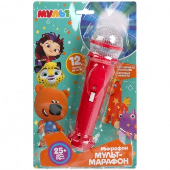 Микрофон HT1060-R Микрофон мульт-марафон МУЛЬТ 25 песен,звуков Микрофон HT1060-R Микрофон мульт-марафон МУЛЬТ 25 песен,звуков