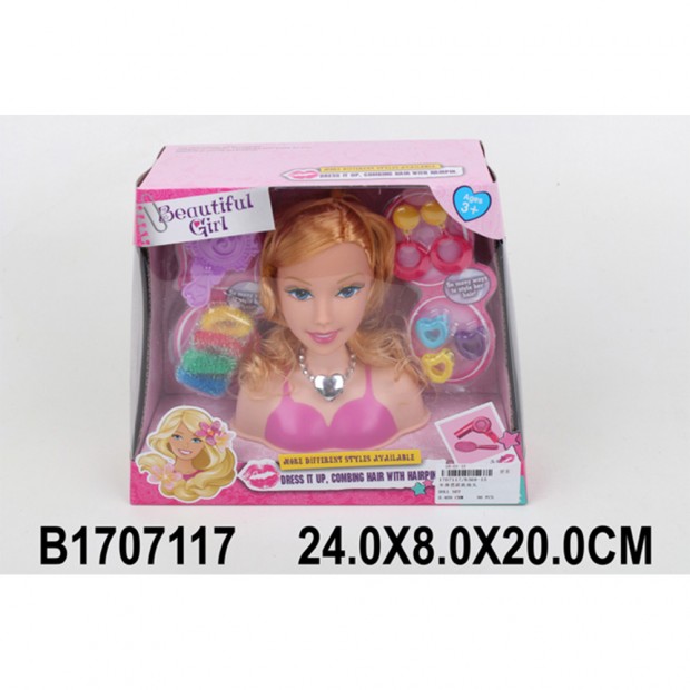 Манекен для создания прически в коробке, 1707117 Манекен для создания прически в коробке, 1707117