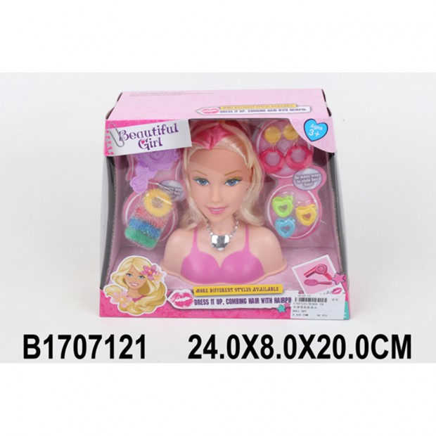 Манекен для создания прически в коробке, 1707121 Манекен для создания прически в коробке, 1707121