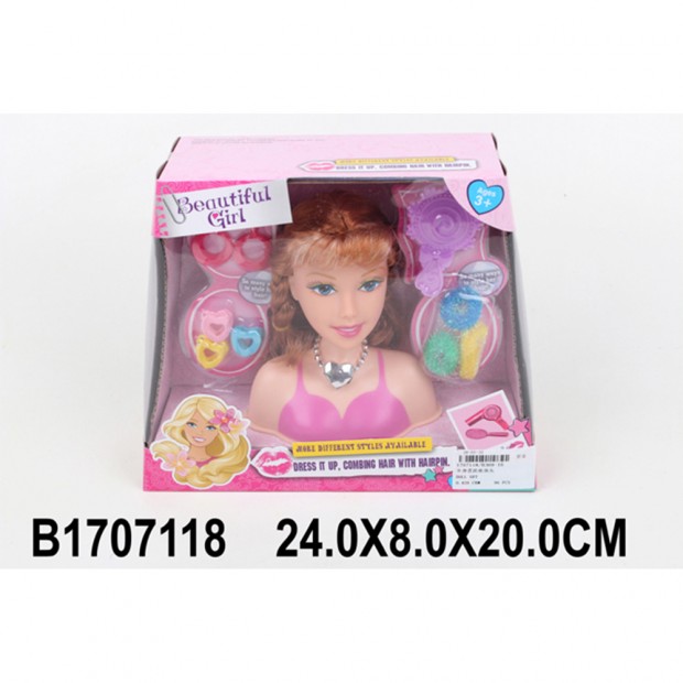 Манекен для создания прически в коробке, 1707118 Манекен для создания прически в коробке, 1707118