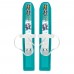 Лыжи мини Юниор 47см бирюзовые в сетке Лыжи мини Юниор 47см бирюзовые в сетке