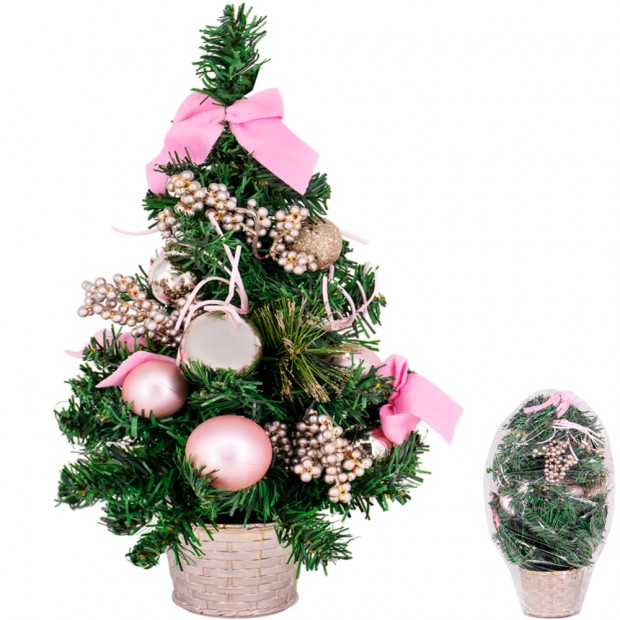 Елка 40см с украшениями Z-24A05N/2 Елка 40см с украшениями Z-24A05N/2