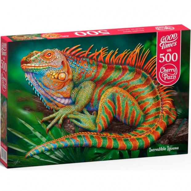 Пазл 500 Невероятная игуана Cherry Pazzi CH20128 Пазл 500 Невероятная игуана Cherry Pazzi CH20128
