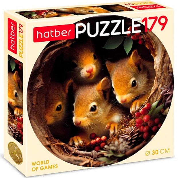 Пазл 179 эл. Лесные малыши 179ПЗк4_31688 Hatber. Пазл 179 эл. Лесные малыши 179ПЗк4_31688 Hatber.