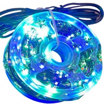 Эл. гирлянда 100м 1000 ламп FG240519071Q 8реж. Для улицы, с пультом