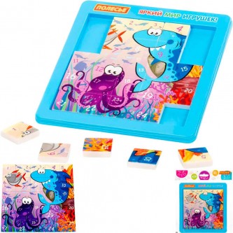 Набор игровой настольный "Морские обитатели №1" (25 элементов) (в пакете) 25078 Набор игровой настольный "Морские обитатели №1" (25 элементов) (в пакете) 25078