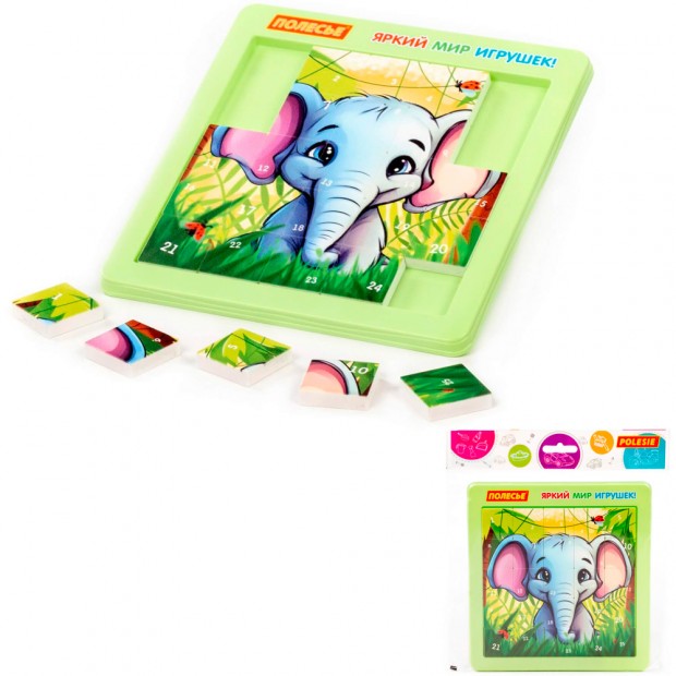 Набор игровой настольный "Слоник" (25 элементов) (в пакете) 25030