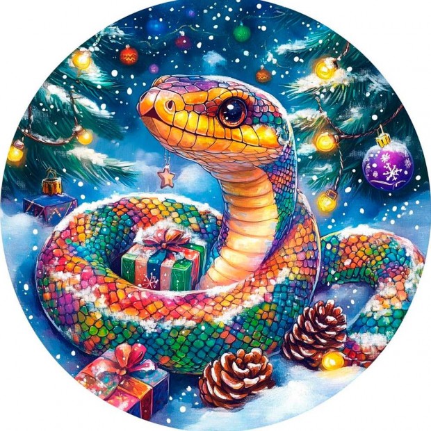 Деревянный Пазл 170 Подарок змеи. MPZCA66-M Деревянный Пазл 170 Подарок змеи. MPZCA66-M