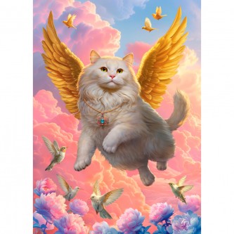 Пазл 500 Кот ангел Ф500-9463 Пазл 500 Кот ангел Ф500-9463