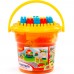 Конструктор Строитель 68эл. в ведре оранжевом Конструктор Строитель 68эл. в ведре оранжевом