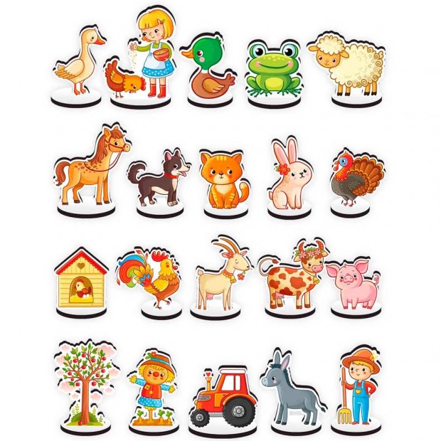 Деревянный Игровой набор Ферма 8769 /28 Деревянный Игровой набор Ферма 8769 /28