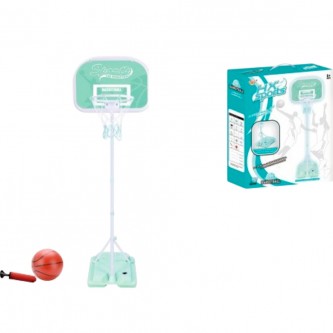 Баскетбол, на стойке в коробке, голубой