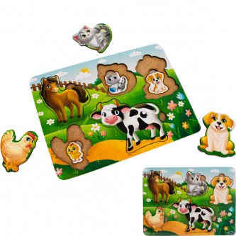 Деревянная Рамка вкладыш многоуровневая Мать и дитя Домашние животные ОА-00000471 Деревянная Рамка вкладыш многоуровневая Мать и дитя Домашние животные ОА-00000471