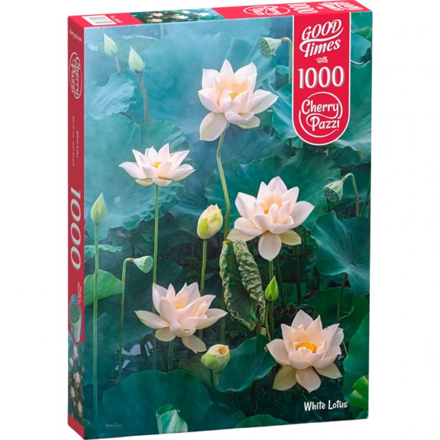 Пазл 1000 Белый лотос Cherry Pazzi CH30158 Пазл 1000 Белый лотос Cherry Pazzi CH30158