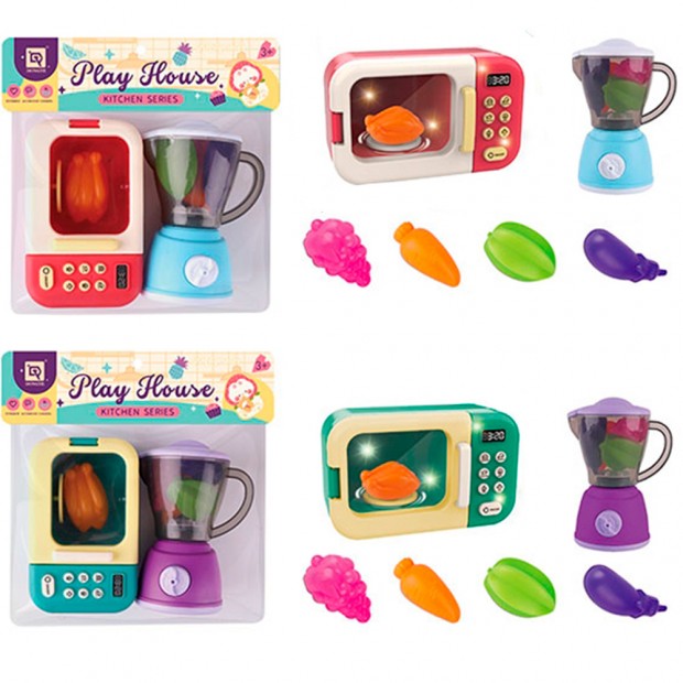 Набор бытовой техники Микроволновка и блендер в пакете Набор бытовой техники Микроволновка и блендер в пакете