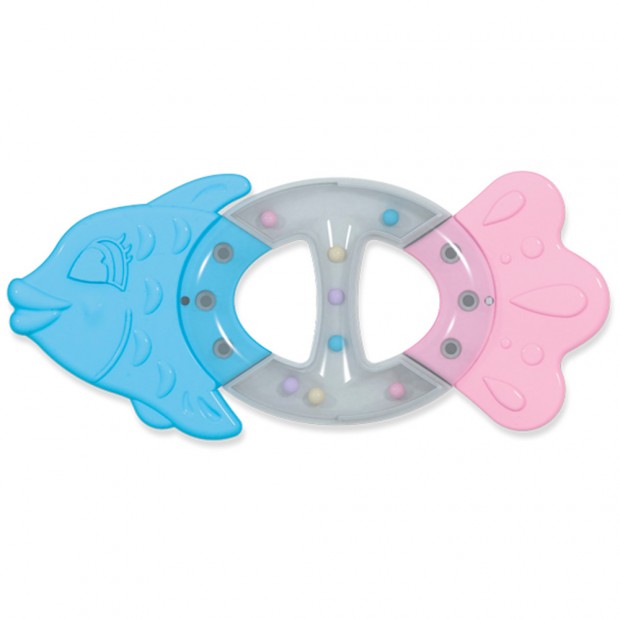 Погремушка-прорезыватель «Рыбка». Коллекция «Карамель» 02193 Погремушка-прорезыватель «Рыбка». Коллекция «Карамель» 02193