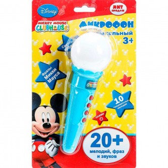 Микрофон Музыкальный 15 мелодий,фраз и звуков Умка 384490 Микрофон Музыкальный 15 мелодий,фраз и звуков Умка 384490