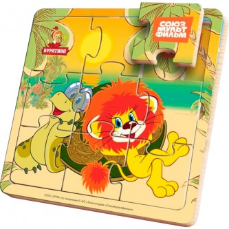 Деревянные пазл с рамкой 15*15 см. СОЮЗМУЛЬТФИЛЬМ SMF-04 Деревянные пазл с рамкой 15*15 см. СОЮЗМУЛЬТФИЛЬМ SMF-04